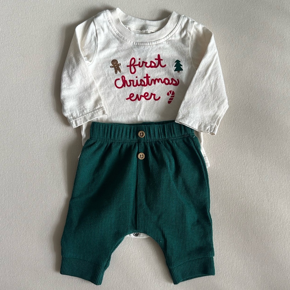 Carter's Baby’s First Christmas 2 Piece